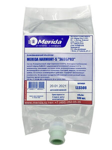 Изображение товара Дезинфицирующий гель Merida Harmony-S Экобриз для рук 500 мл