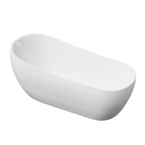 Изображение товара Ванна акриловая Grossman Galaxy, 170 x 75 см, отдельностоящая, белая глянцевая, GR-1403