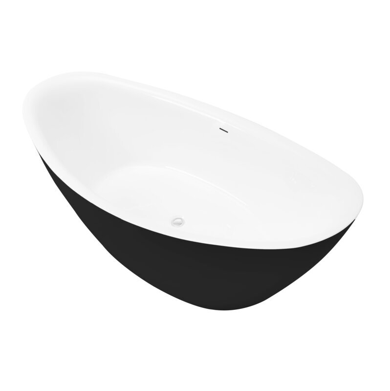 Изображение товара Ванна акриловая Grossman Galaxy, 180 x 85 см, отдельностоящая, внутри белая, снаружи черная матовая, GR-1402MB Изображение товара Ванна акриловая Grossman Galaxy, 180 x 85 см, отдельностоящая, внутри белая, снаружи черная матовая, GR-1402MB