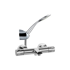 Изображение товара Смеситель Ramonsoler Termotech 963901NL, для ванны и душа, с душевым гарнитуром, термостатический, хром