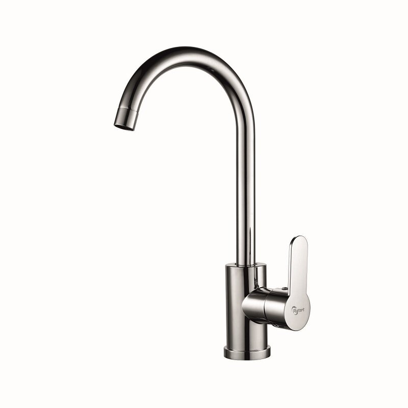 Изображение товара Пластиковый смеситель PLStart для кухонной мойки, цвет хром, PL4002