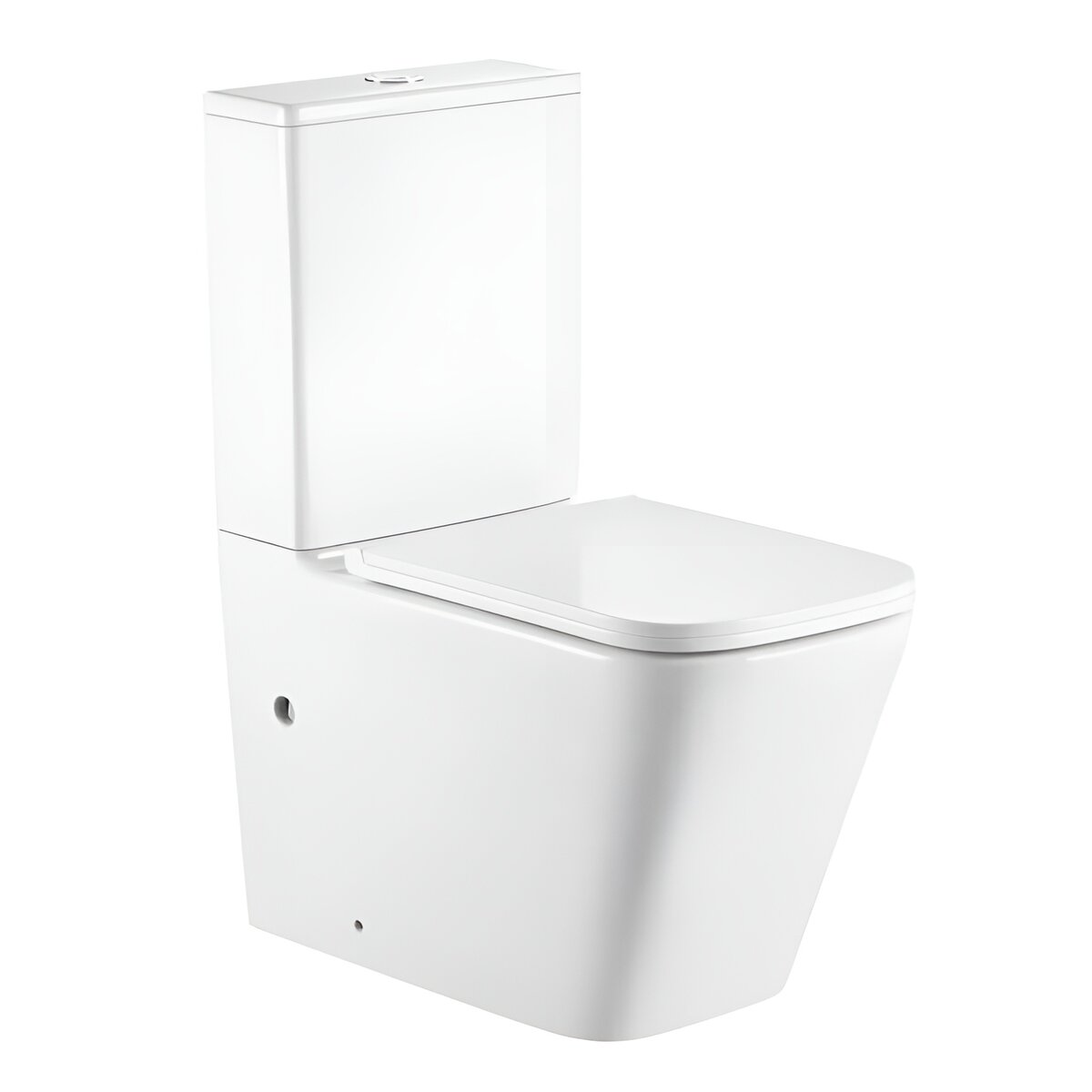 Изображение товара Унитаз SantiLine SL-5028 безободковый с микролифтом белый