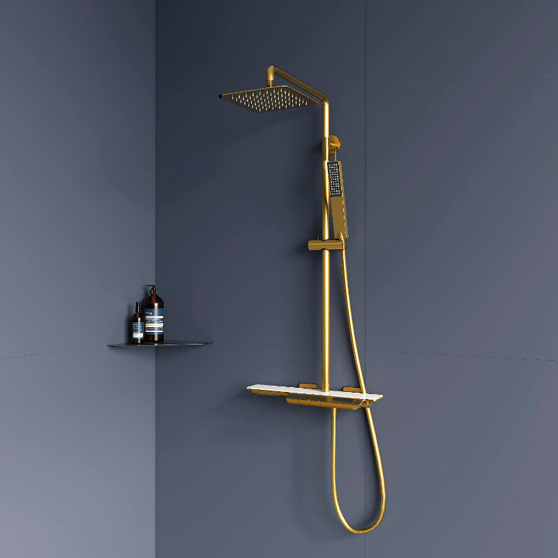 Изображение товара Душевая система RGW Shower Panels 51140134-06 SP-34G термостатическая золото