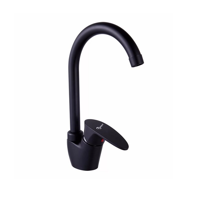 Изображение товара Пластиковый смеситель PLStart для кухни черный PL4105-7