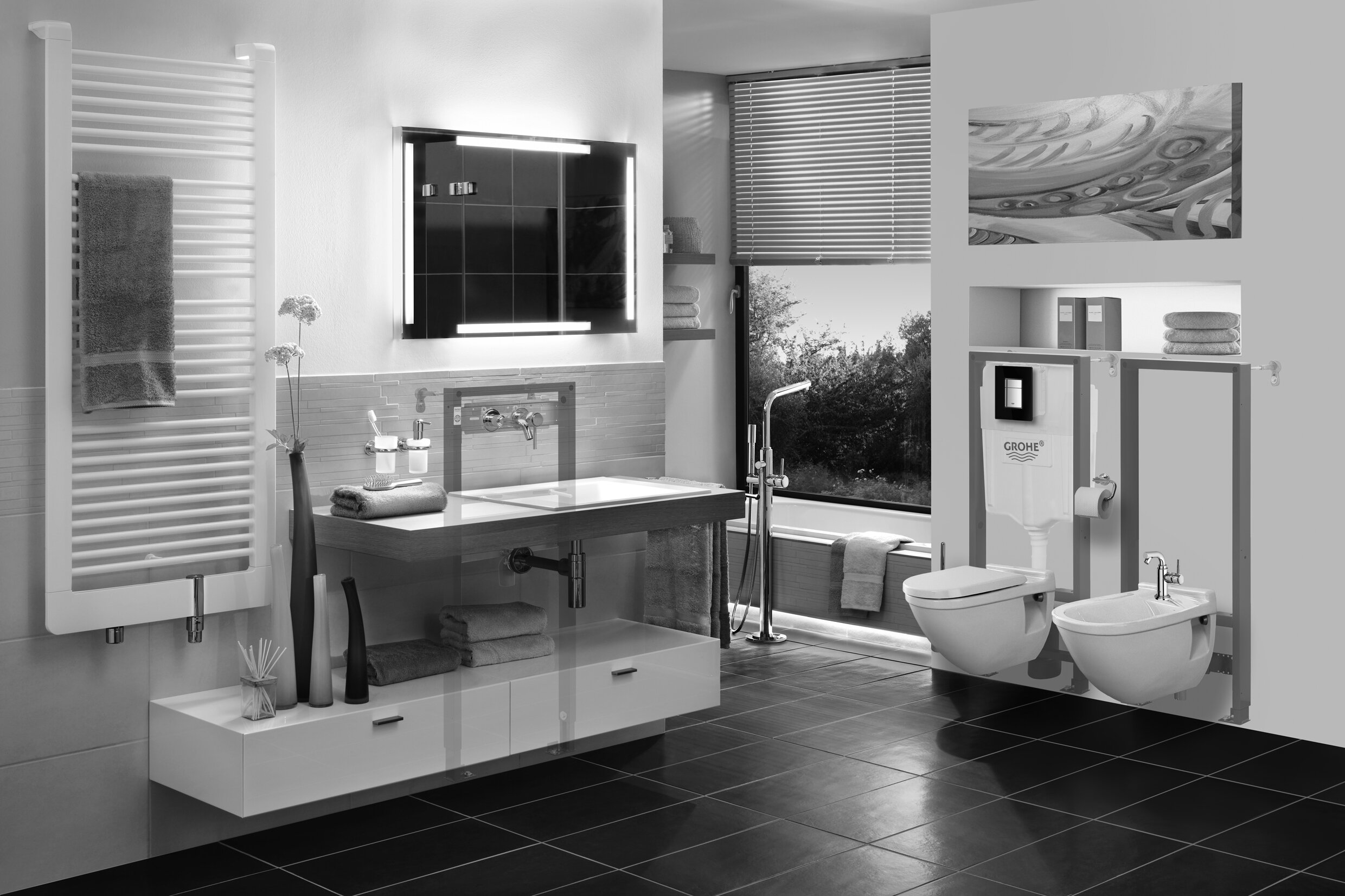 Изображение товара Инсталляция Grohe Rapid SL 38581001 для биде, усиленная