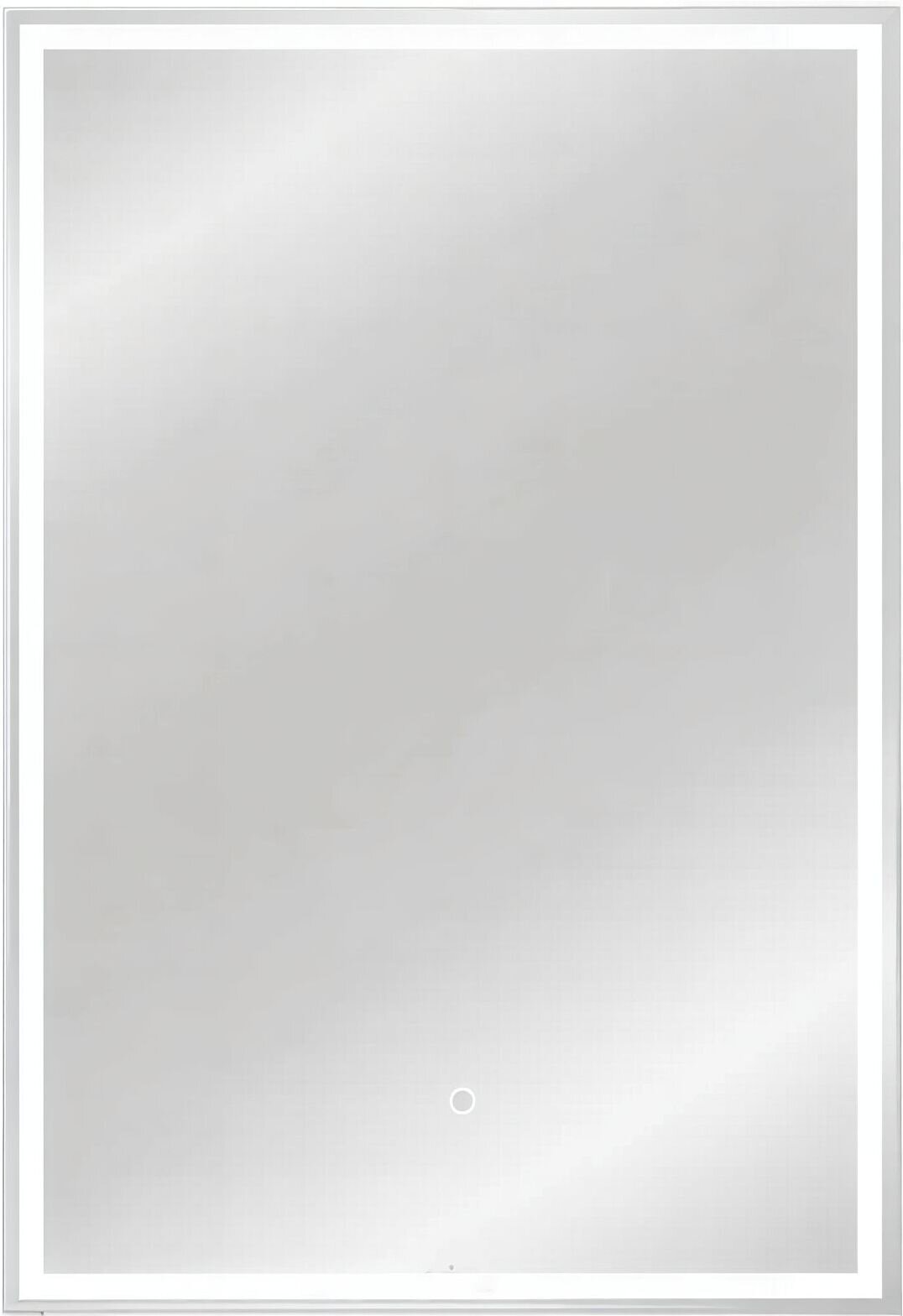 Изображение товара Зеркальный шкаф Style Line Квартет, 50 х 80 см, с LED-подсветкой и сенсорным выключателем, белый, СС-00002382
