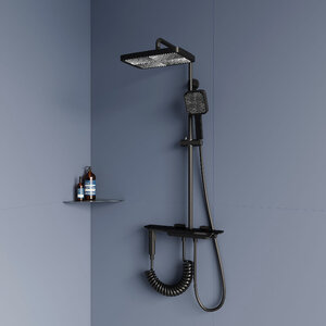 Изображение товара Душевая система RGW Shower Panels 51140135-04 SP-35B, термостатическая, цвет черный