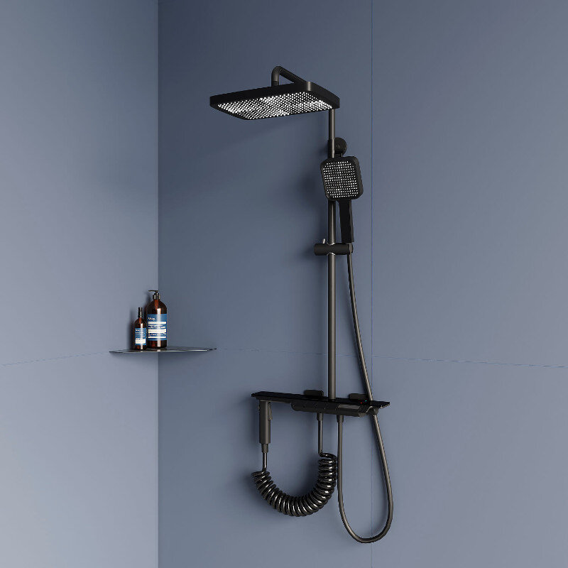 Изображение товара Душевая система RGW Shower Panels 51140135-04 SP-35B, термостатическая, цвет черный Изображение товара Душевая система RGW Shower Panels 51140135-04 SP-35B, термостатическая, цвет черный