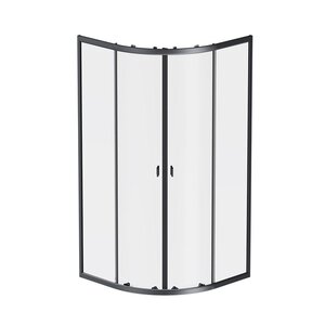 Изображение товара Душевой уголок Am.Pm X-Joy Twin Slide, 90 x 90 x 180 см, профиль черный матовый, стекло прозрачное, без поддона, W88G-205-090BT64