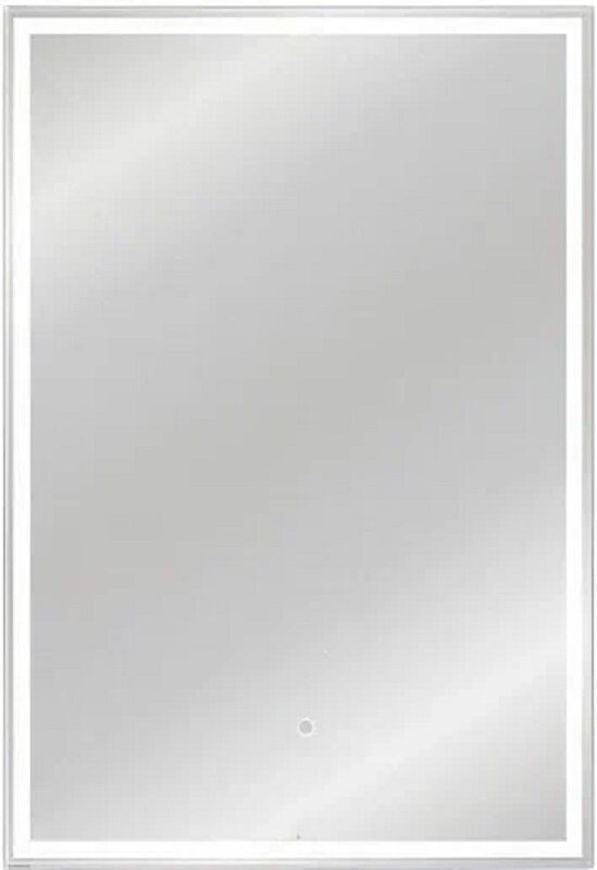 Изображение товара Зеркальный шкаф Style Line Квартет, 55 х 80 см, с LED-подсветкой и сенсорным выключателем, белый, СС-00002383