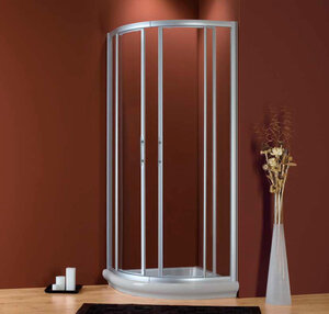 Изображение товара Душевой уголок 2B Box Docce HIT 2810 90x90 см закаленное стекло раздвижные двери Италия