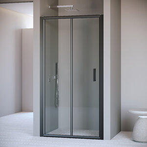 Изображение товара Душевая дверь в нишу RGW Passage PA-21B 06082110-14, 100 см, стекло прозрачное, профиль черный