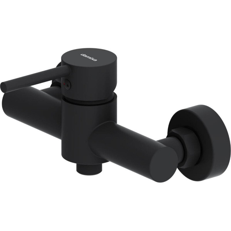 Изображение товара Damixa Scandinavian Pure 362000300 - мaтовый черный смеситель для душа, 2 отверстия