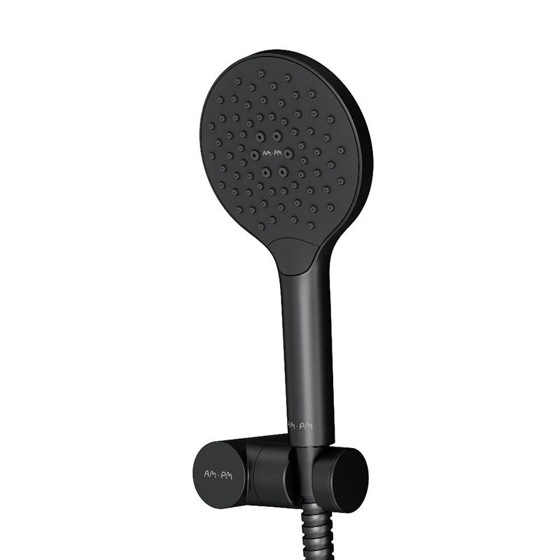 Изображение товара Душевой гарнитур Am.Pm Like F0118022, лейка 3 режима струи, цвет черный матовый
