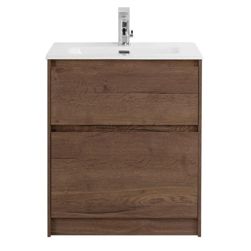 Изображение товара Тумба под раковину BelBagno KRAFT39-500/390-2C-PIA-RT 50 см Rovere Tabacco