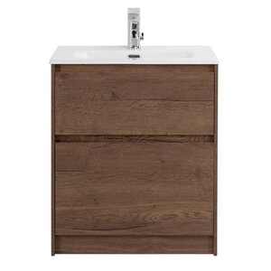 Изображение товара Тумба под раковину BelBagno Kraft 39 50 см, напольная, Rovere Tabacco, KRAFT39-500/390-2C-PIA-RT