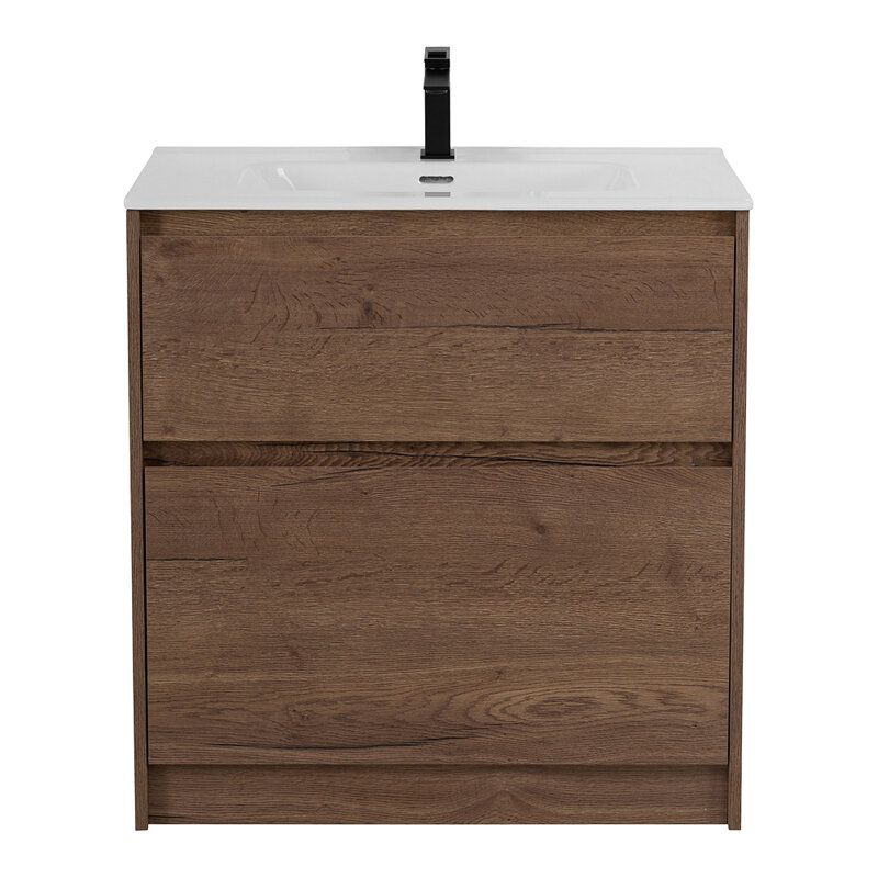 Изображение товара Тумба под раковину BelBagno Kraft 39 80 см напольная Rovere Tabacco