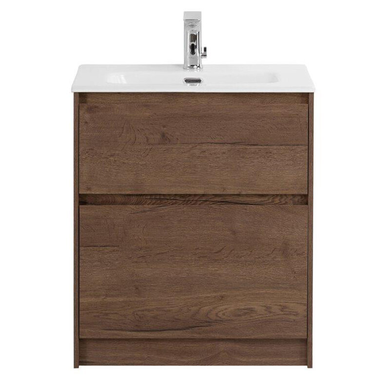 Изображение товара Тумба под раковину BelBagno Kraft 60, напольная, цвет Rovere Tabacco, KRAFT-600-2C-PIA-RT