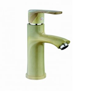 Изображение товара Смеситель PLStart для раковины, цвет светло-коричневый мрамор/хром, PL1003-22