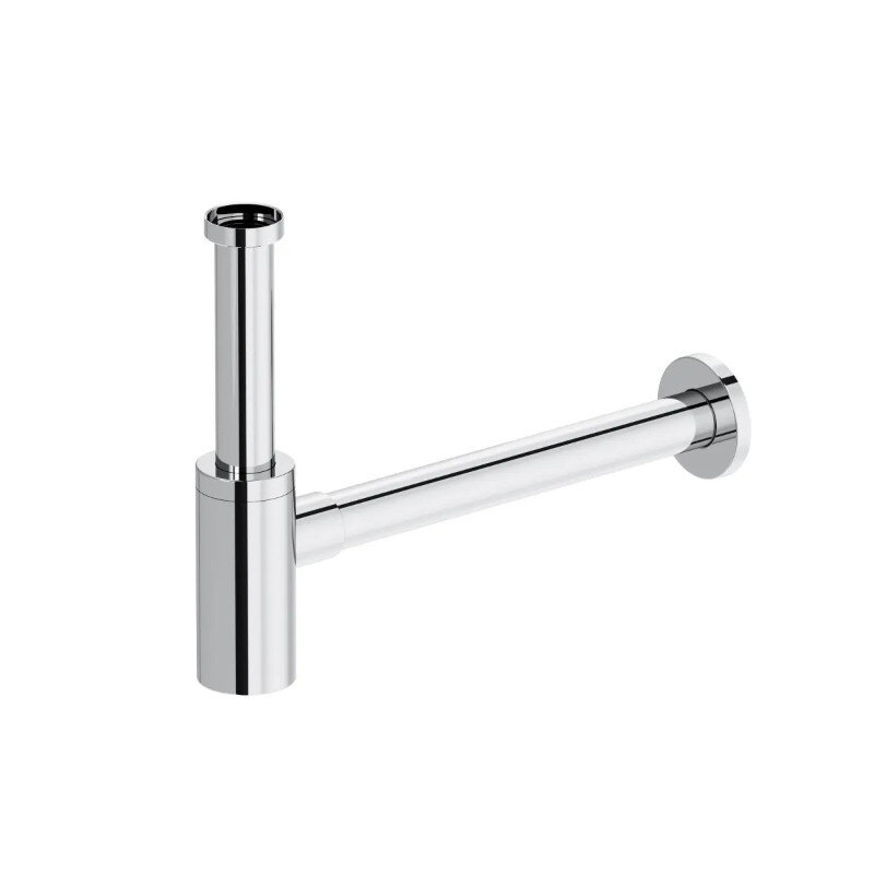 Изображение товара Сифон для раковины Damixa Option 210800000, хром, нержавеющая сталь, регулировка высоты