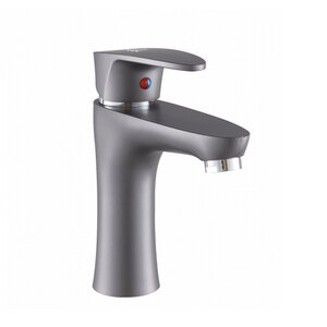 Изображение товара Пластиковый смеситель PLStart для раковины ABS графит однорычажный