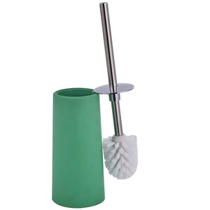 Изображение товара Ершик для туалета PLStart, напольный, цвет зеленый/хром, PL901-6