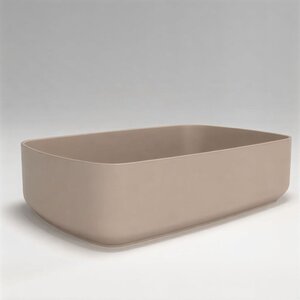 Изображение товара Раковина Plumberia Selection NOVE SOFT TL, 48 х 32 см, искусственный камень, цвет Terra di Luna