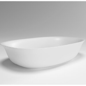 Изображение товара Раковина Plumberia Selection SETA SOFT BO, 58 х 38 см, искусственный камень, белый матовый