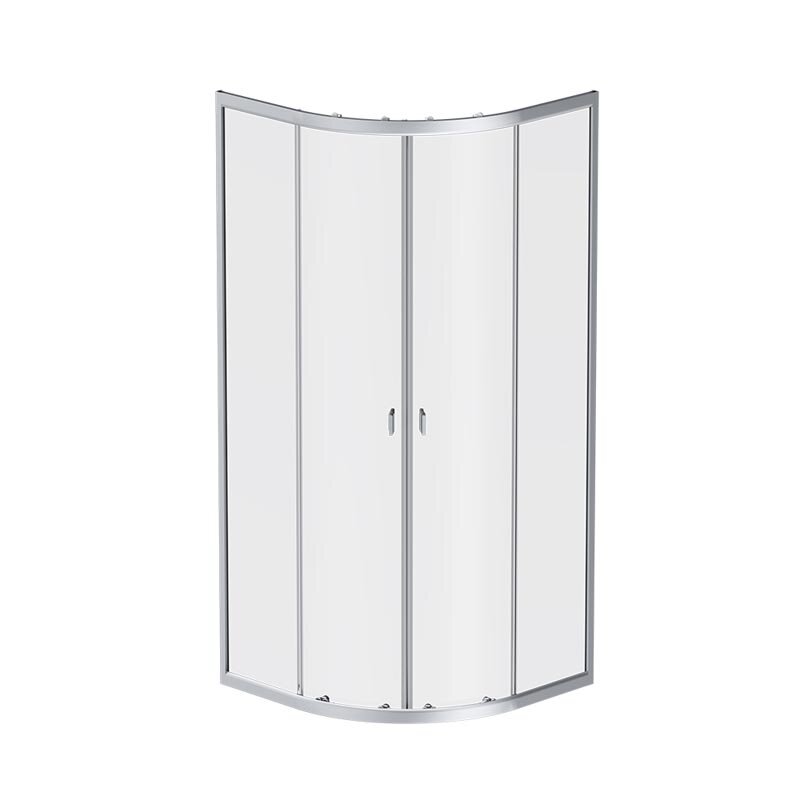 Изображение товара Душевой уголок Am.Pm X-Joy Twin Slide 80x80 см, прозрачное стекло, хром матовый профиль