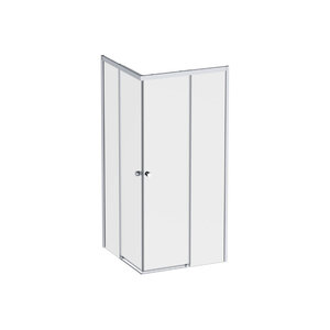 Изображение товара Душевой уголок Am.Pm X-Joy Square Slide, 90 x 90 см, стекло прозрачное, профиль хром матовый, W94G-403-9090-МТ