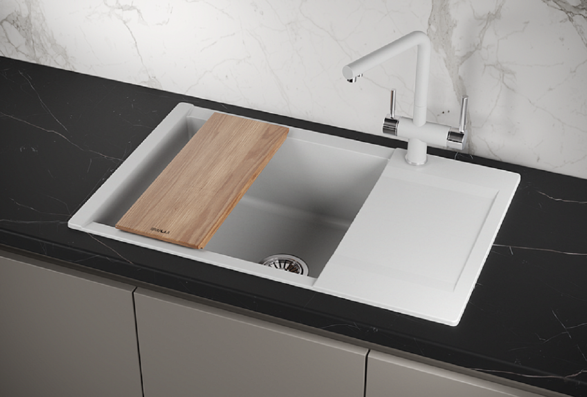 Изображение товара Кухонная мойка Granula Estetica ES-7807 7807, Арктик, арктик