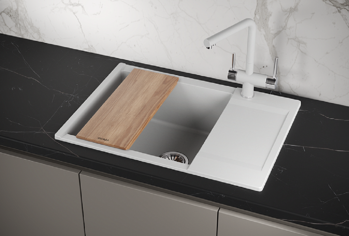 Изображение товара Кухонная мойка Granula Estetica ES-7003 7003, Арктик, арктик
