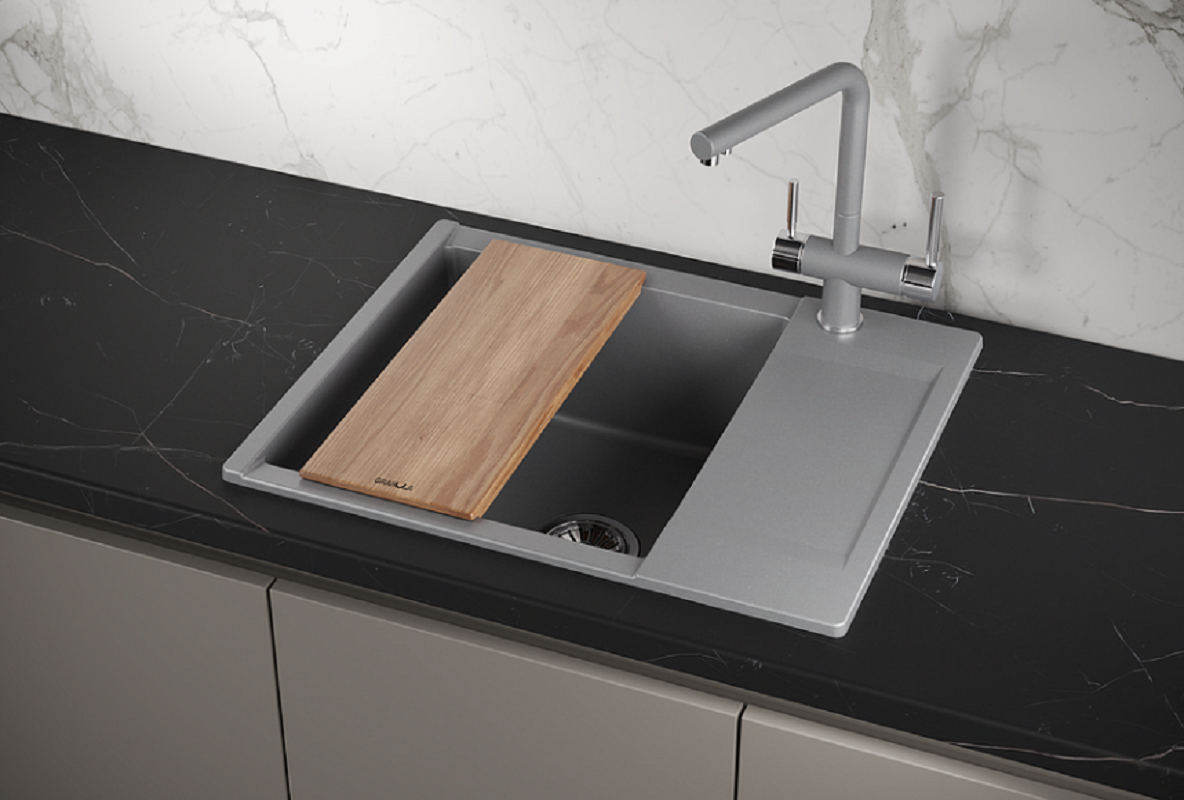 Изображение товара Кухонная мойка Granula Estetica ES-6202 из алюминиума