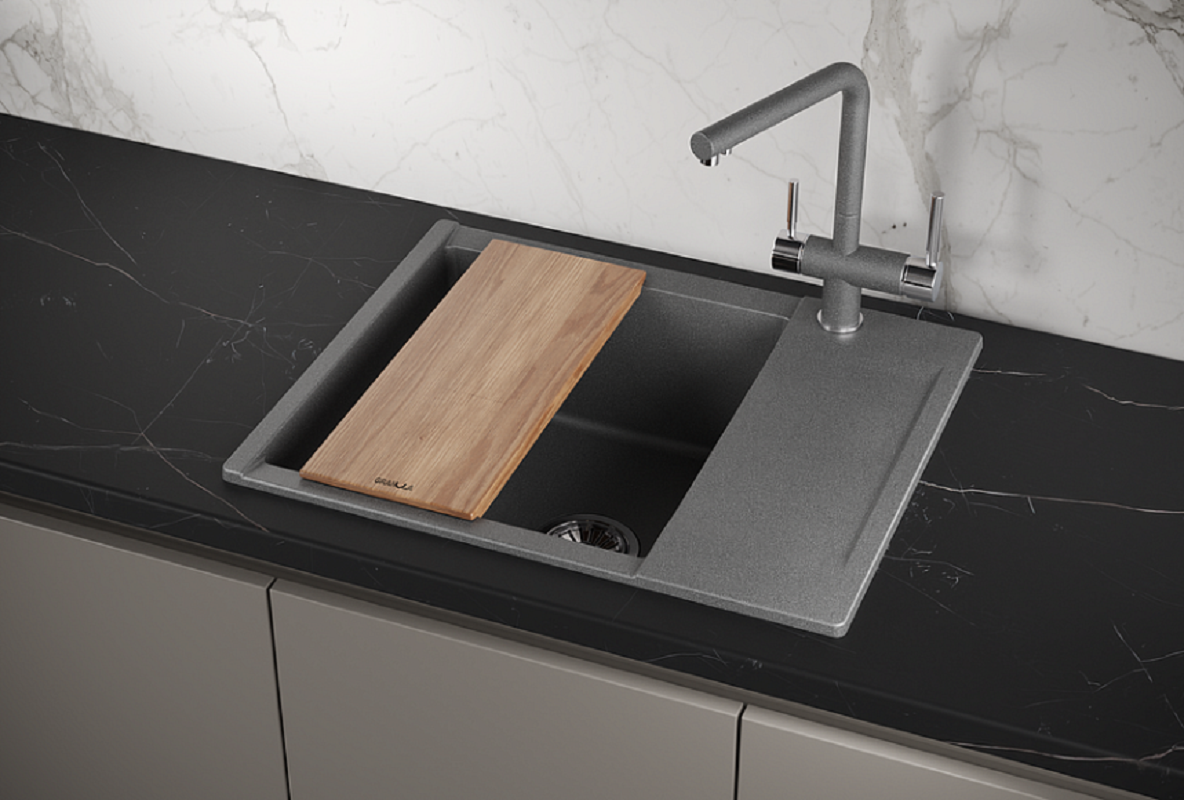 Изображение товара Кухонная мойка Granula Estetica ES-6202 6202, Графит, графит