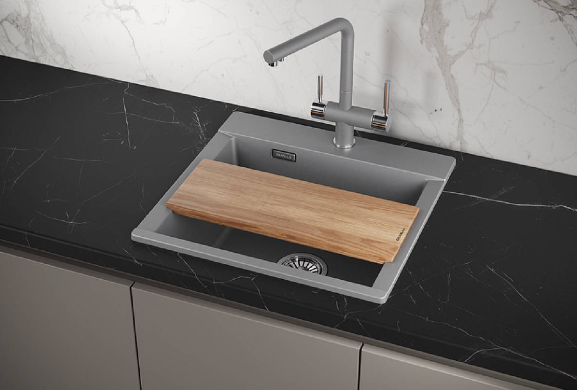 Изображение товара Кухонная мойка Granula Estetica ES-5201 5201, Алюминиум, алюминиум