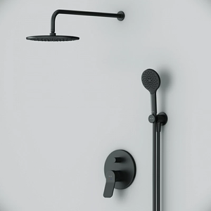 Изображение товара Душевая система Am.Pm X-Joy FB85A1RH22, 3 режима, черный матовый дизайн