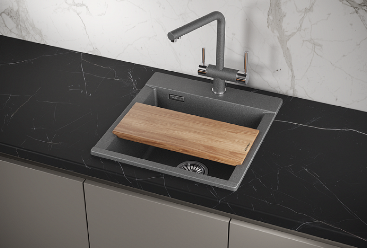 Изображение товара Кухонная мойка Granula Estetica ES-4701 4701, Графит, графит
