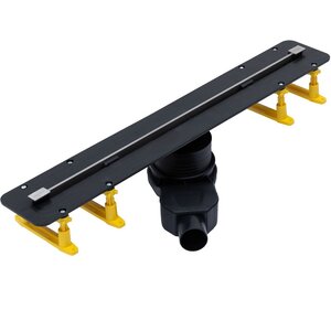 Изображение товара Дренажный канал Allen Brau Liberty 9.50000.SS, 65 см, с щелевой вставкой из нержавеющей стали, цвет черный