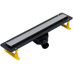 Изображение товара Дренажный канал Allen Brau Infinity, 55 см, с решеткой под плитку, цвет черный, 9.50003.SS