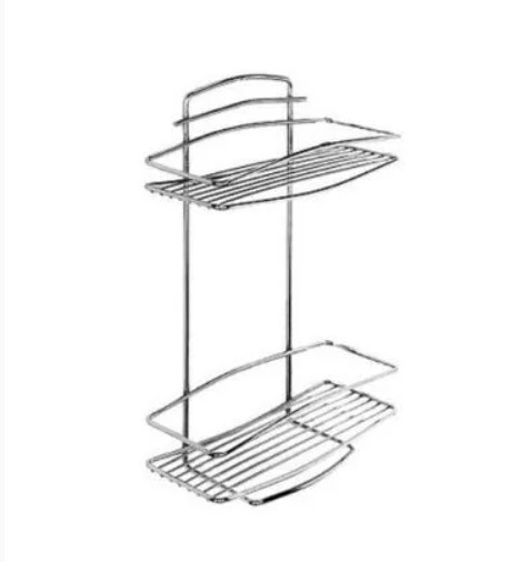 Изображение товара Полка стеклянная Rain Bowl Fora, 2 яруса, хром, 212 L