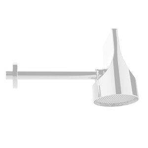 Изображение товара Верхний душ Bossini Apice HH1000.045, поворотный, цвет белый матовый