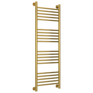 Изображение товара Полотенцесушитель водяной Сунержа Богема+, высота 120 см, ширина 40 см, универсальное подключение, цвет золото, 03-0220-1240