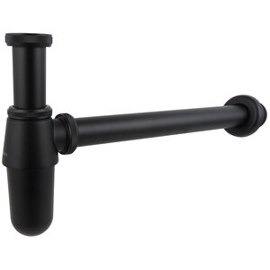 Изображение товара Сифон для раковины Aquatek, цвет черный матовый, AQ6011MB