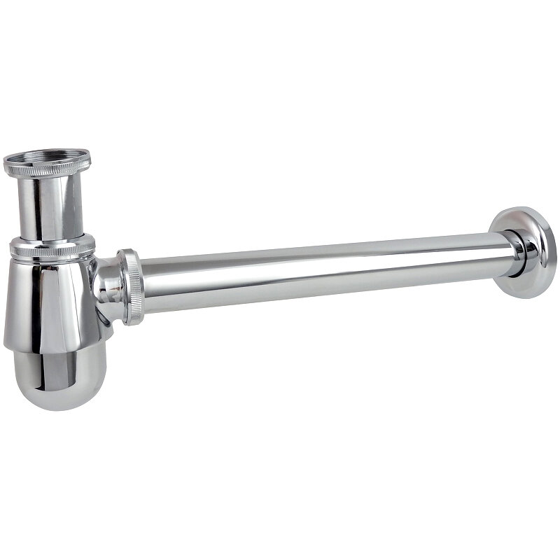 Изображение товара Сифон для раковины Aquatek AQ6018CR хром латунь современный стиль