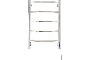 Изображение товара Полотенцесушитель электрический Domoterm Лаура П5 EK R quick touch, ширина 40 см, высота 65 см, диммер справа, с таймером, хром, DMT Лаура П5 400х650 EK R