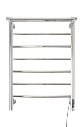 Изображение товара Полотенцесушитель электрический Domoterm Калипсо с/п П7 EK R quick touch, ширина 50 см высота 75 см, диммер справа, с полкой, таймер, хром, DMT Калипсо с/п П7 500х750 EK R