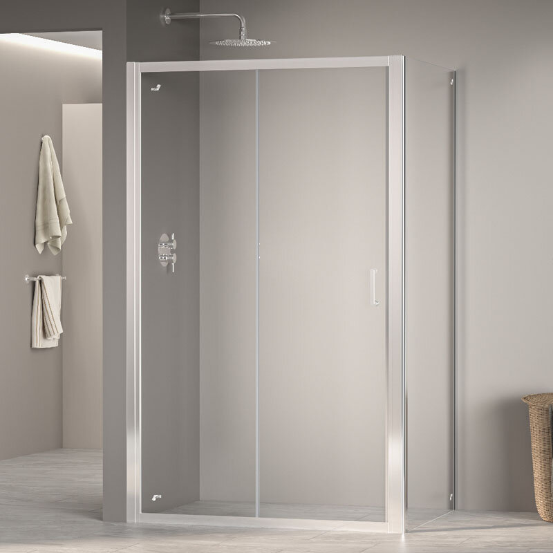 Изображение товара Душевой уголок RGW Passage PA-74 180x80 см раздвижной хром стекло Easy Clean