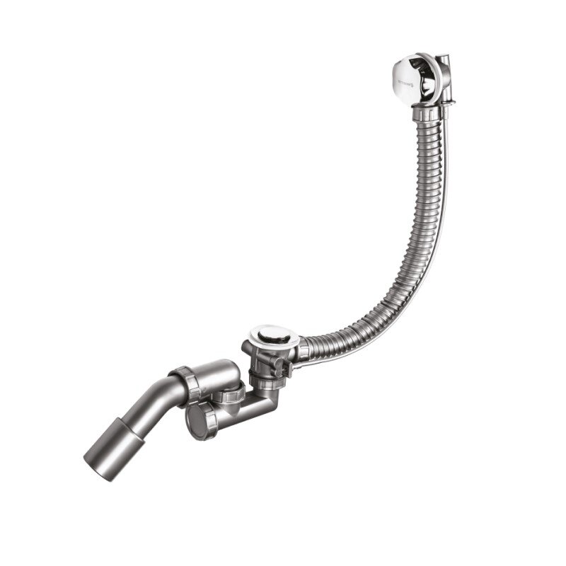 Изображение товара Слив-перелив для ванны Bettoserb с латунной накладкой 50 мм хром