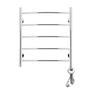 Изображение товара Полотенцесушитель электрический Domoterm Калипсо П5, ширина 50 см высота 60 см, ТЭН справа/слева, с таймером, хром, Калипсо П5 500х600 ER/Калипсо П5 500х600 EL