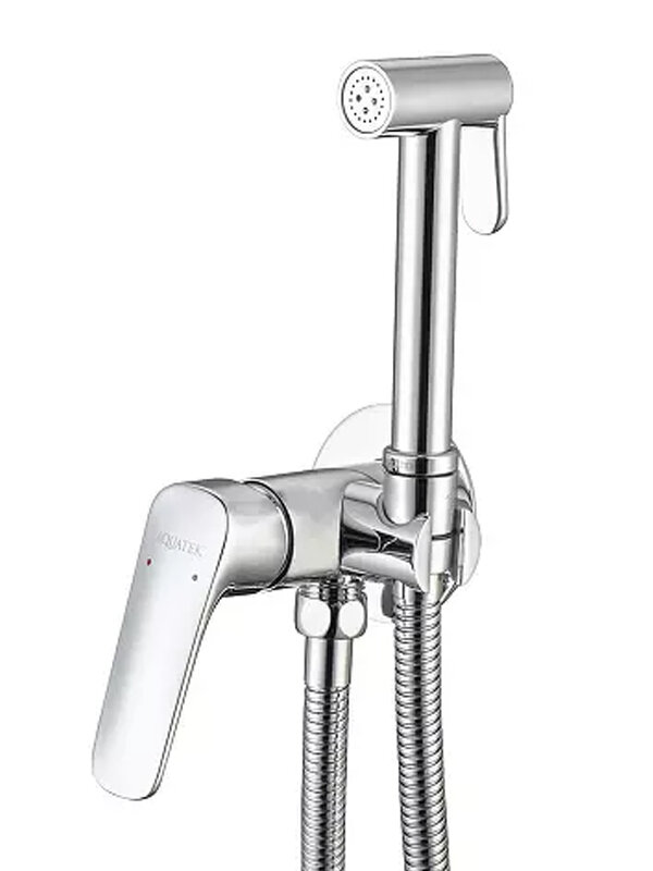 Изображение товара Гигиенический душ Aquatek Вега AQ1019CR со смесителем хром скрытая установка